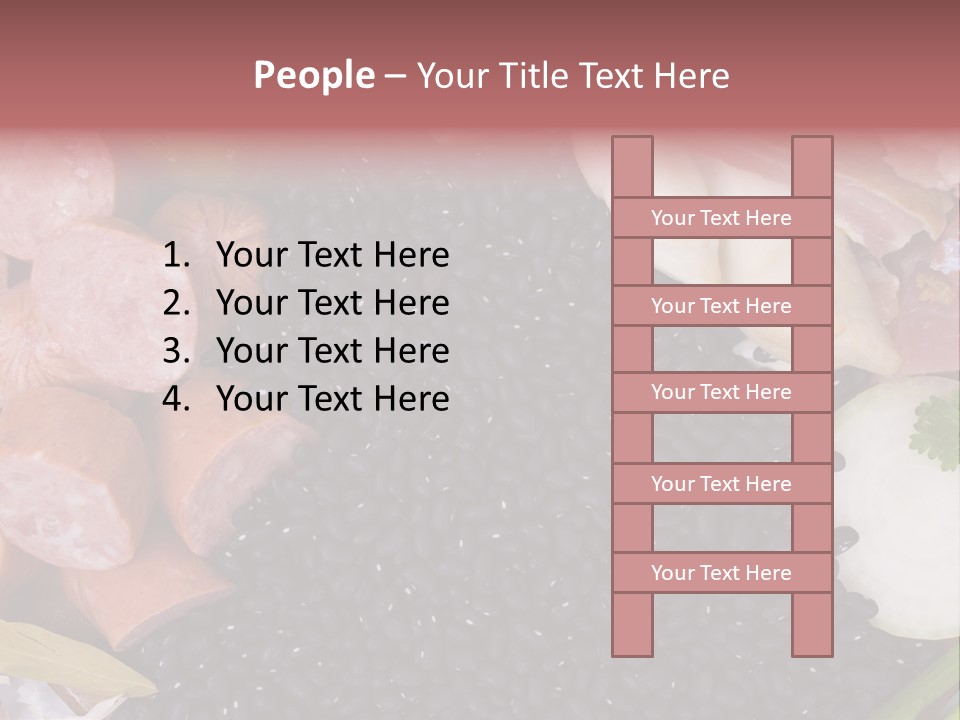 Meal Vegetables Feijoada PowerPoint Template