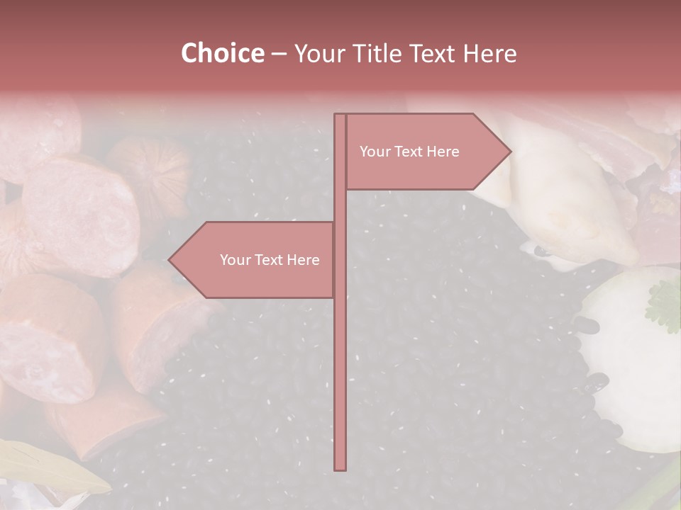 Meal Vegetables Feijoada PowerPoint Template