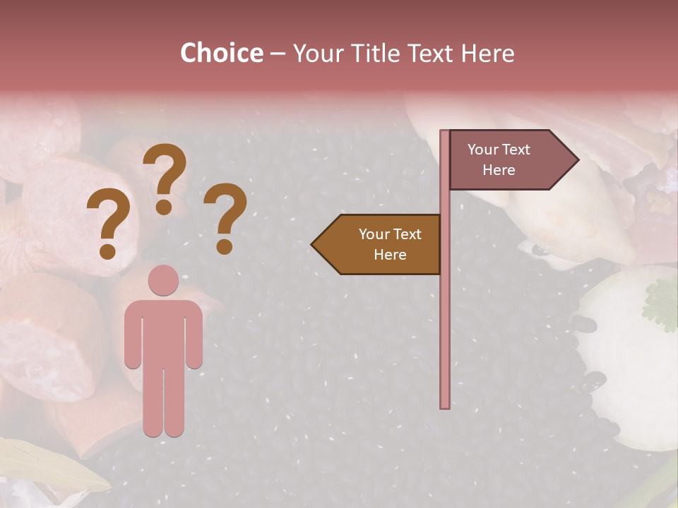 Meal Vegetables Feijoada PowerPoint Template