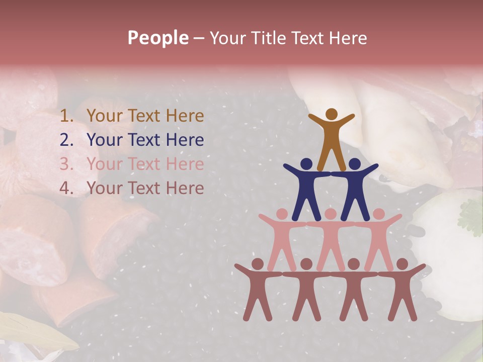 Meal Vegetables Feijoada PowerPoint Template