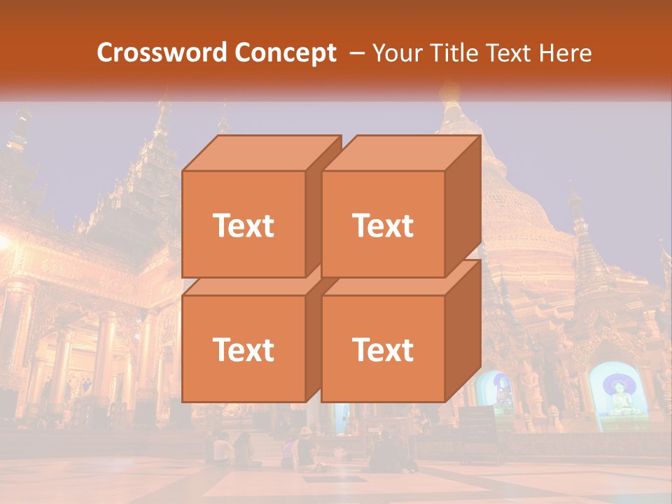 Architecture Burma Cambodia PowerPoint Template