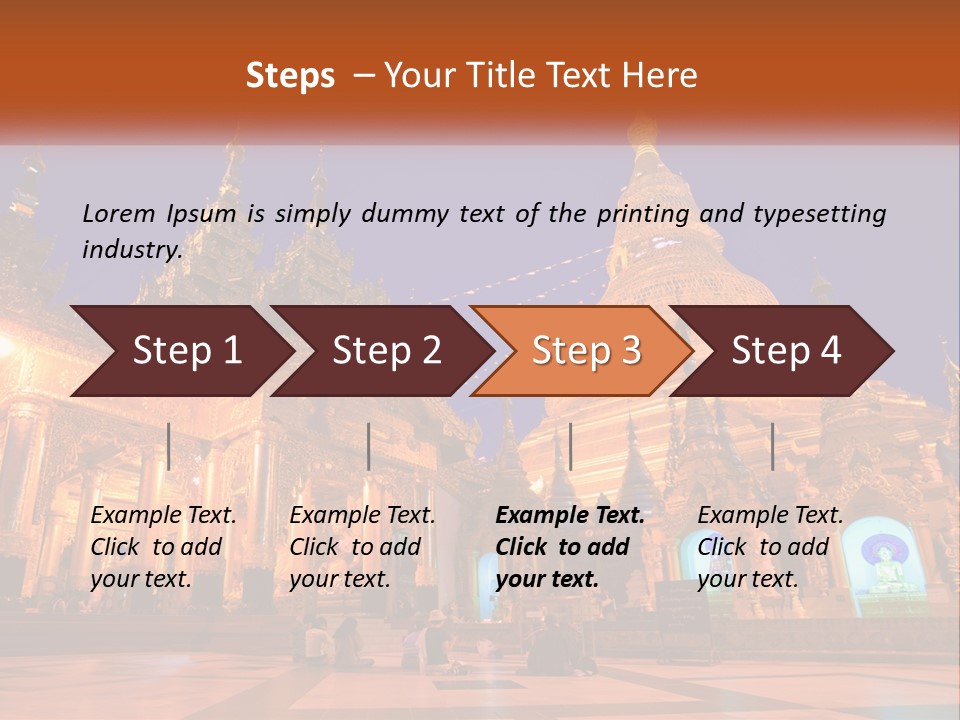 Architecture Burma Cambodia PowerPoint Template