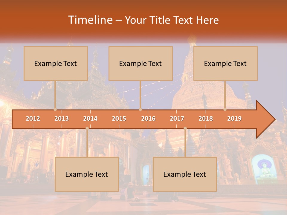 Architecture Burma Cambodia PowerPoint Template