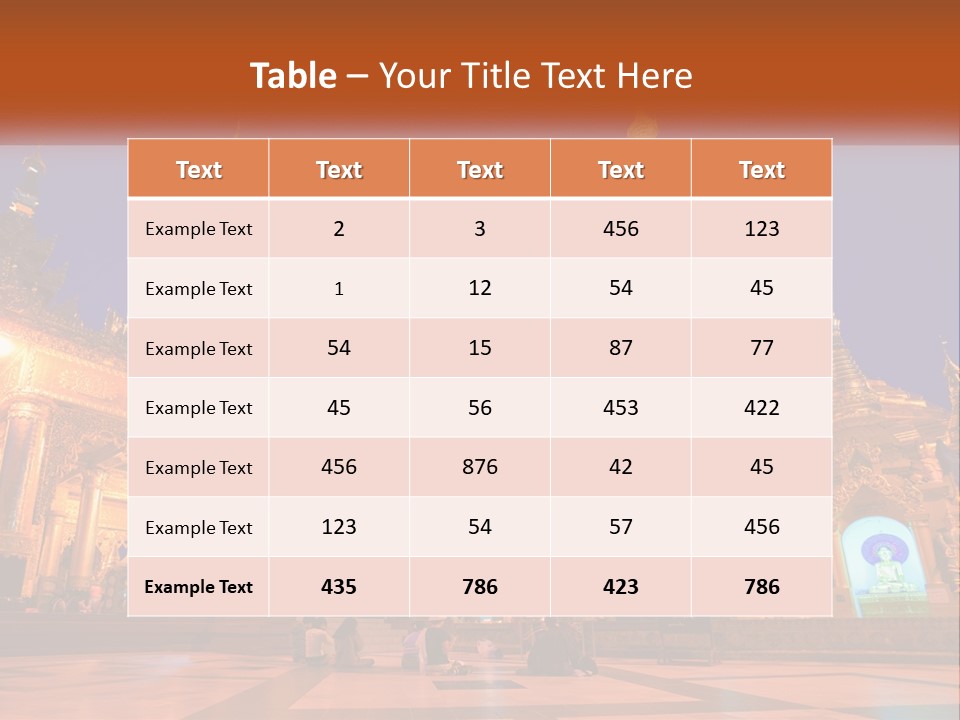 Architecture Burma Cambodia PowerPoint Template