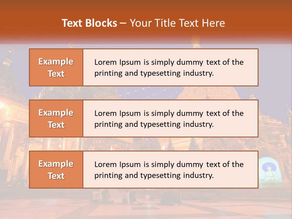 Architecture Burma Cambodia PowerPoint Template