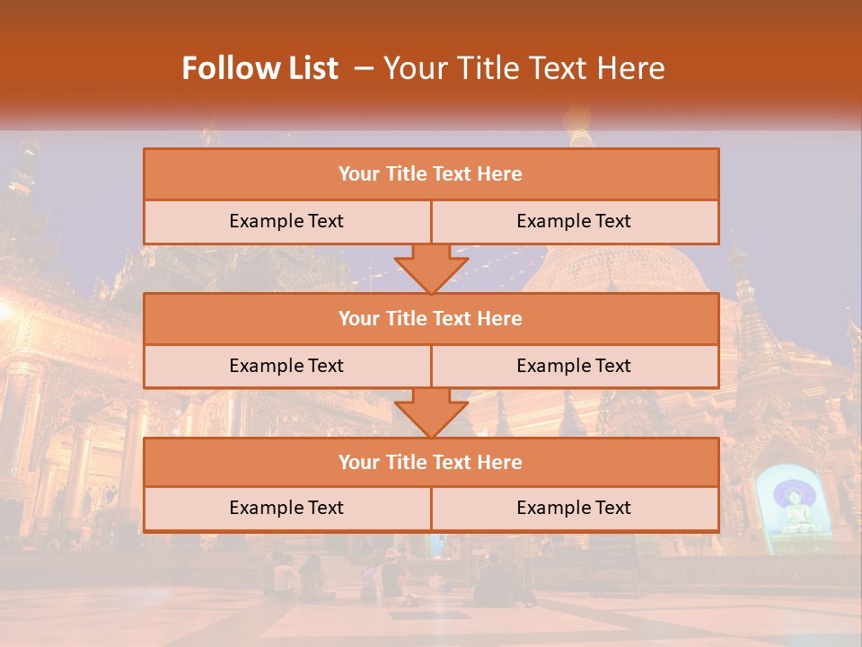 Architecture Burma Cambodia PowerPoint Template