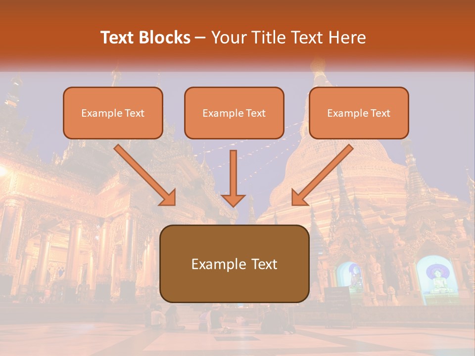 Architecture Burma Cambodia PowerPoint Template