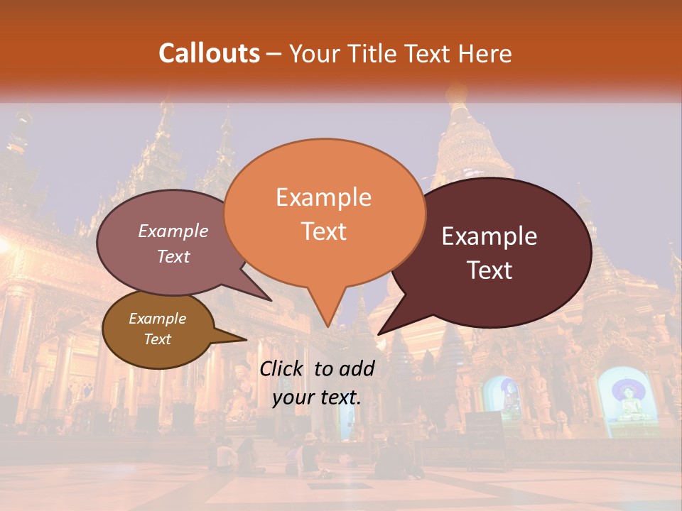 Architecture Burma Cambodia PowerPoint Template