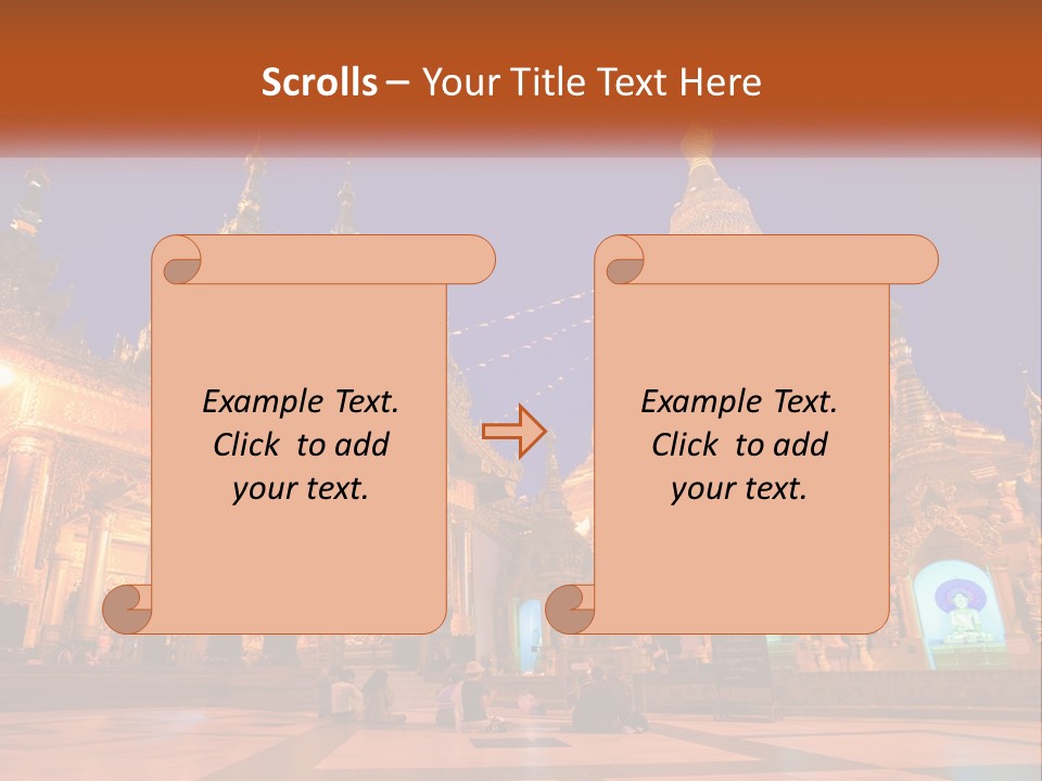 Architecture Burma Cambodia PowerPoint Template