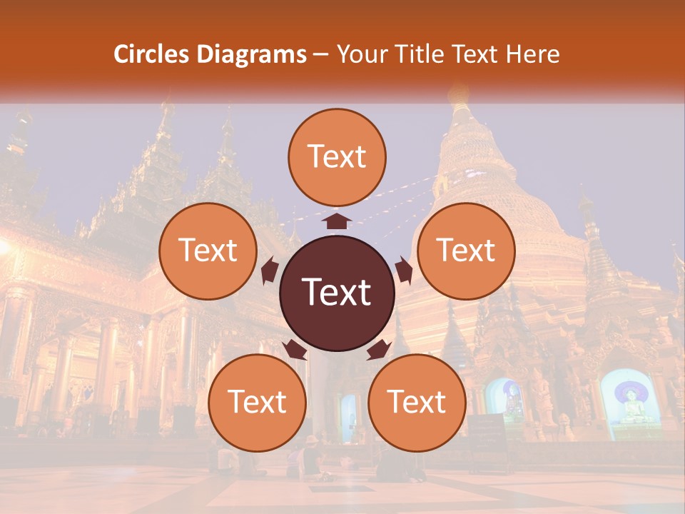 Architecture Burma Cambodia PowerPoint Template