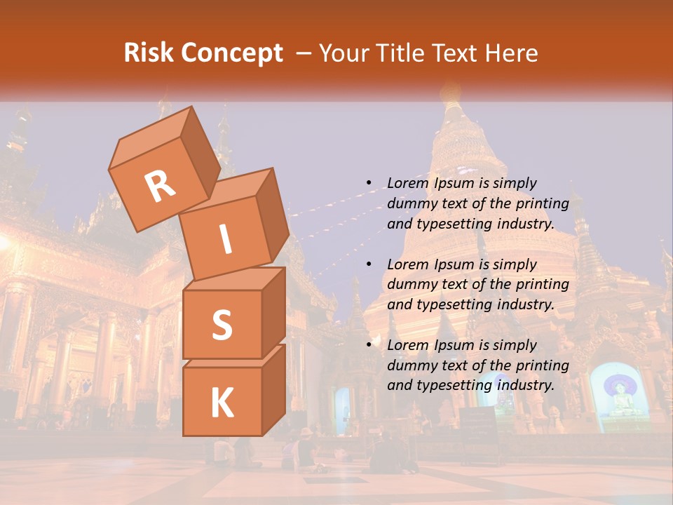 Architecture Burma Cambodia PowerPoint Template