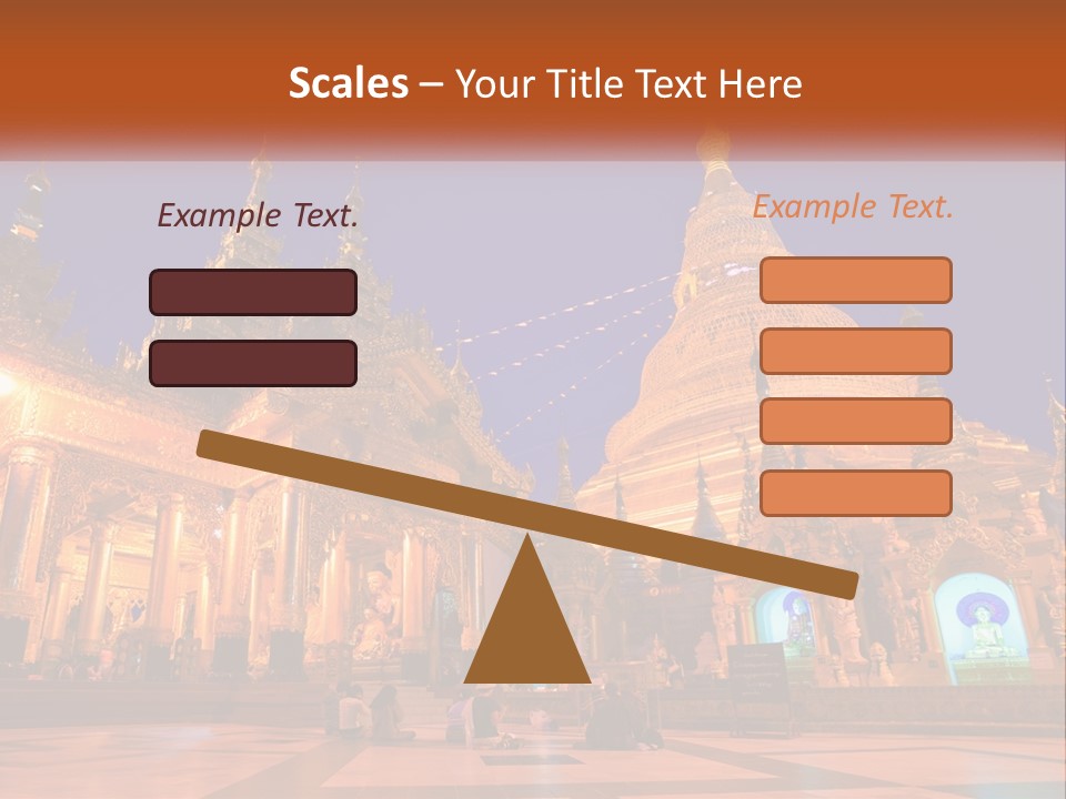 Architecture Burma Cambodia PowerPoint Template