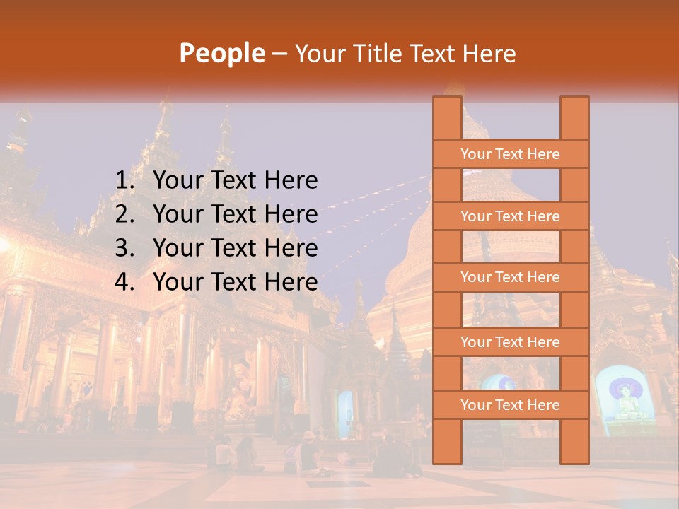 Architecture Burma Cambodia PowerPoint Template