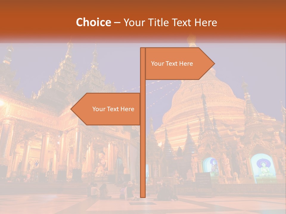 Architecture Burma Cambodia PowerPoint Template