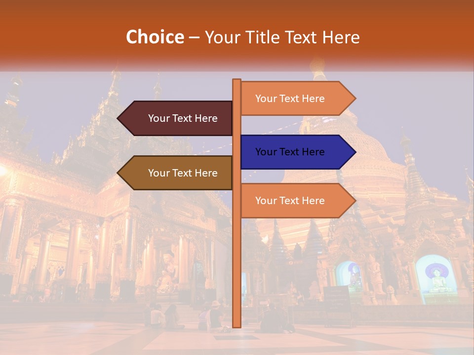 Architecture Burma Cambodia PowerPoint Template