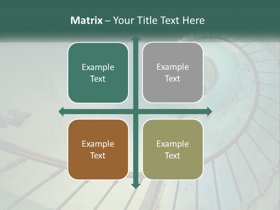 Circle Blue Metal PowerPoint Template