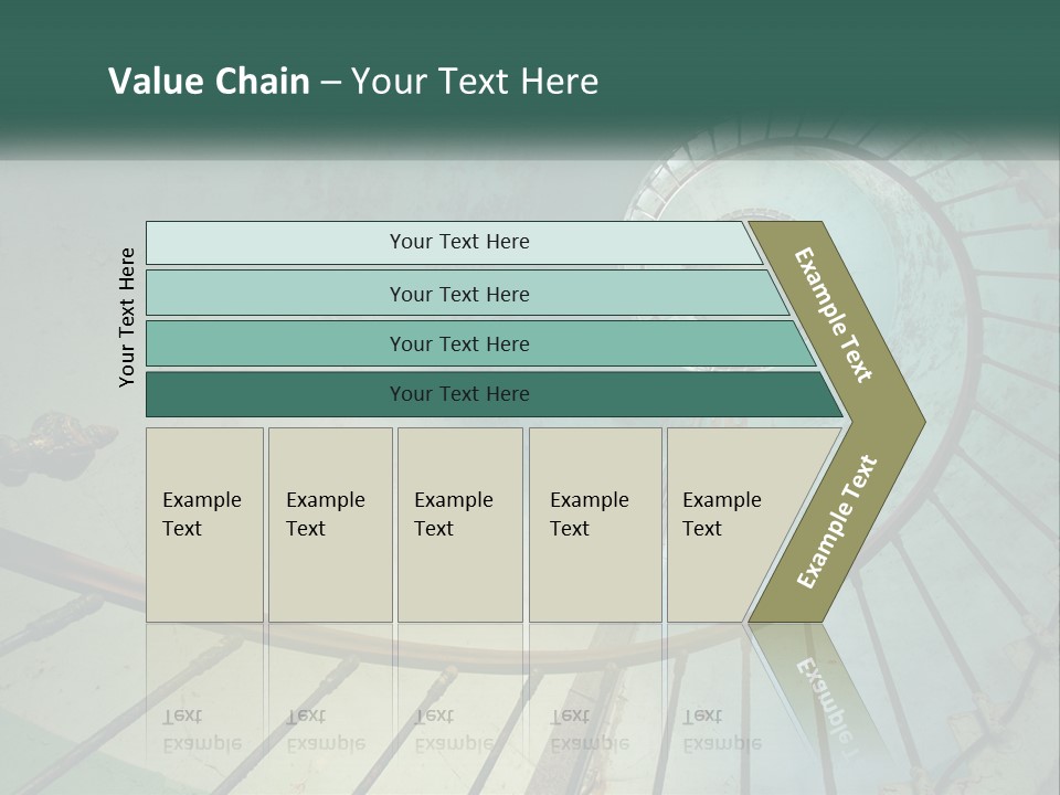 Circle Blue Metal PowerPoint Template