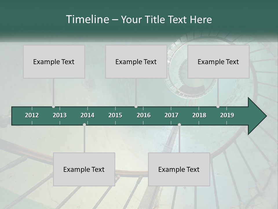 Circle Blue Metal PowerPoint Template