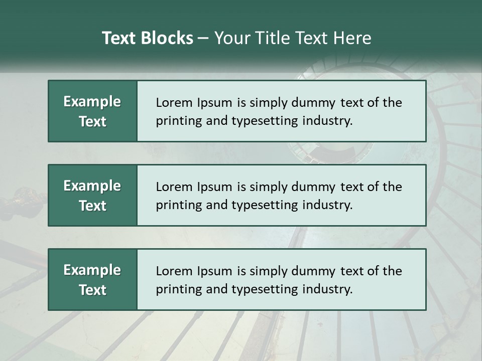 Circle Blue Metal PowerPoint Template