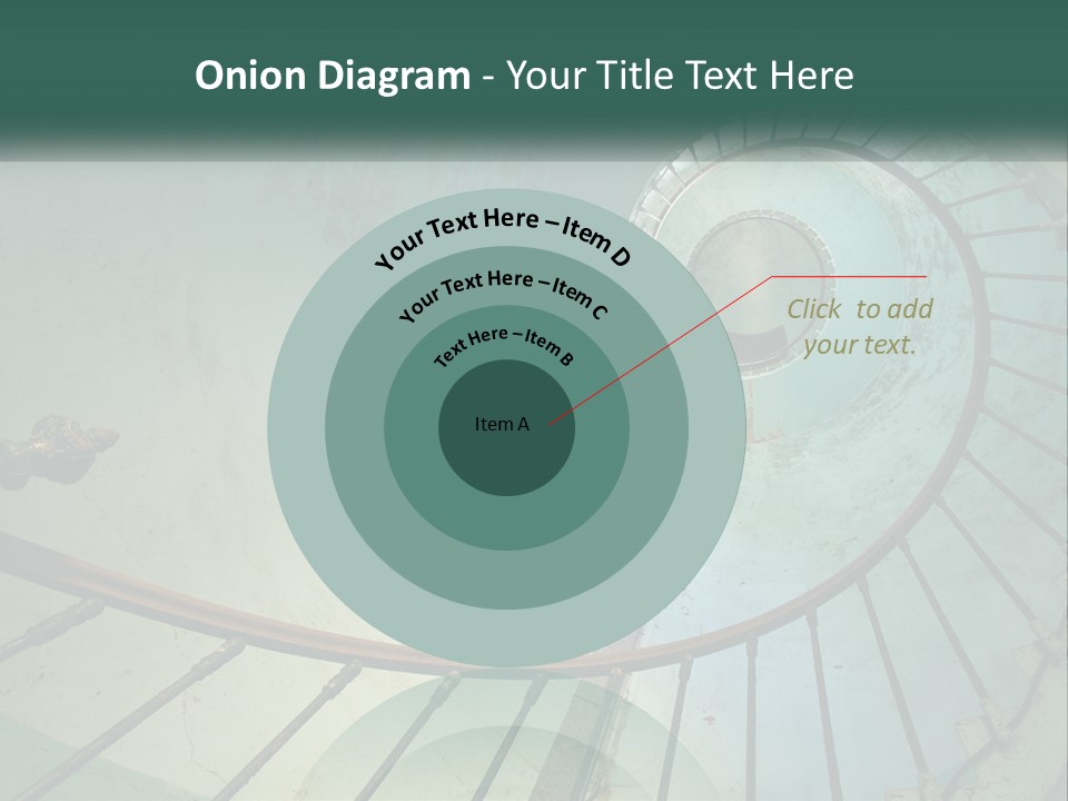 Circle Blue Metal PowerPoint Template