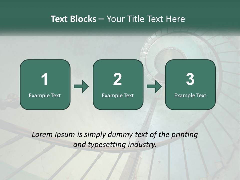 Circle Blue Metal PowerPoint Template