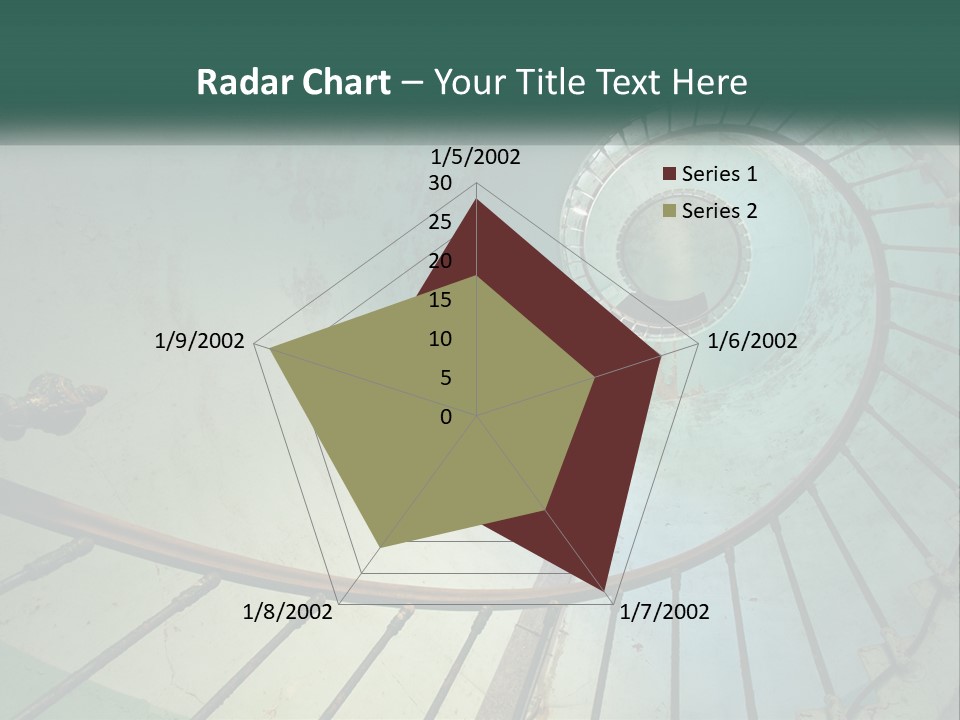 Circle Blue Metal PowerPoint Template