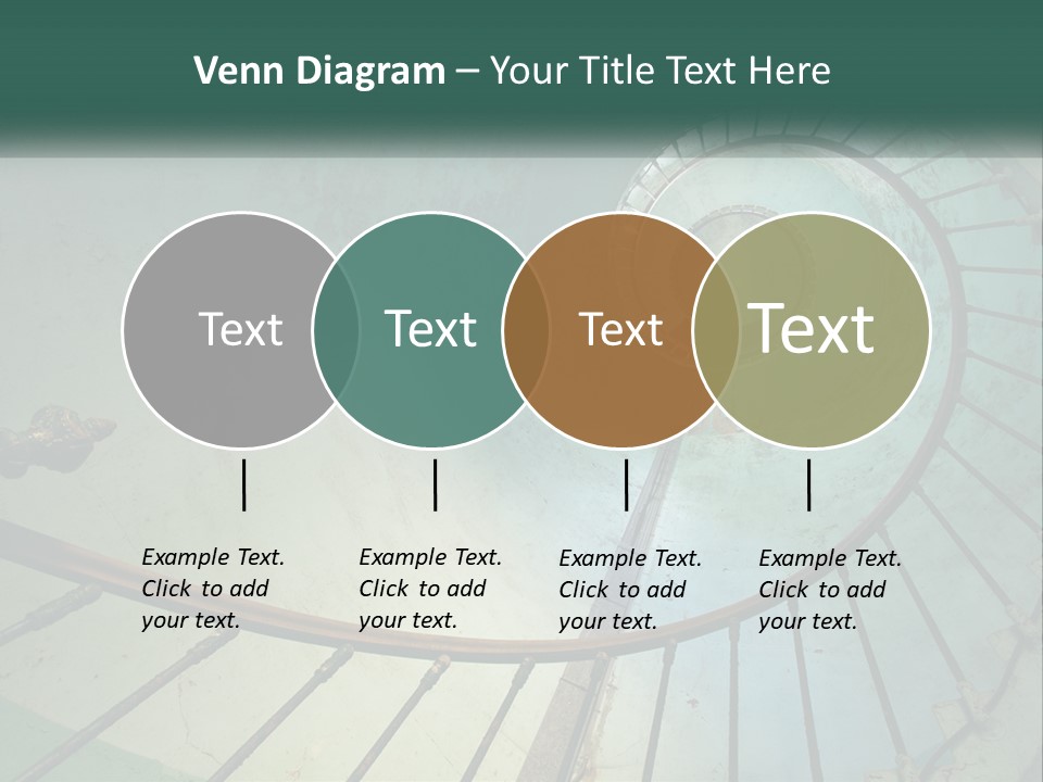Circle Blue Metal PowerPoint Template