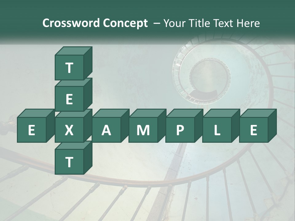 Circle Blue Metal PowerPoint Template