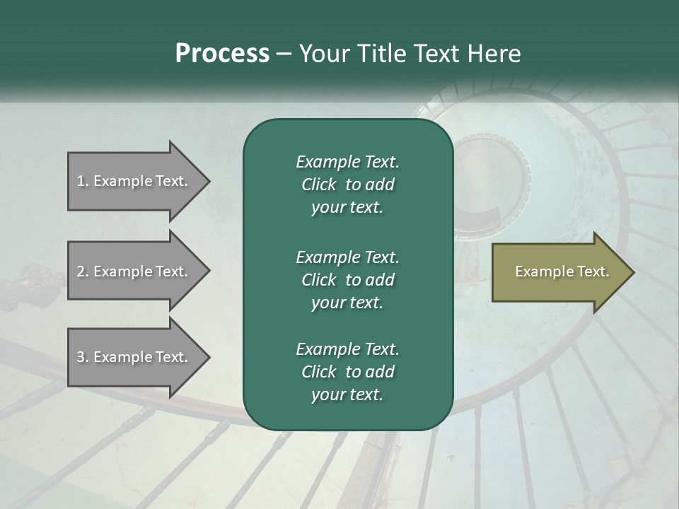 Circle Blue Metal PowerPoint Template