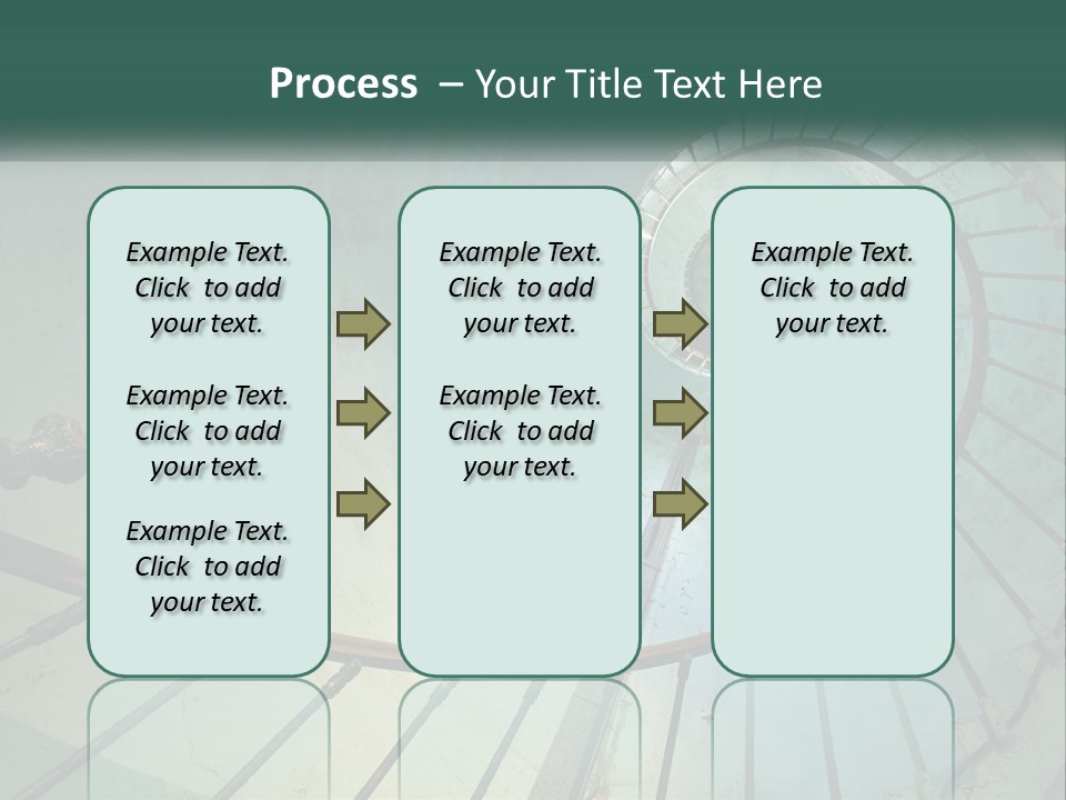 Circle Blue Metal PowerPoint Template