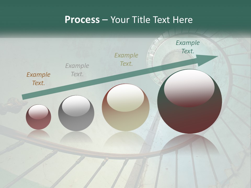 Circle Blue Metal PowerPoint Template