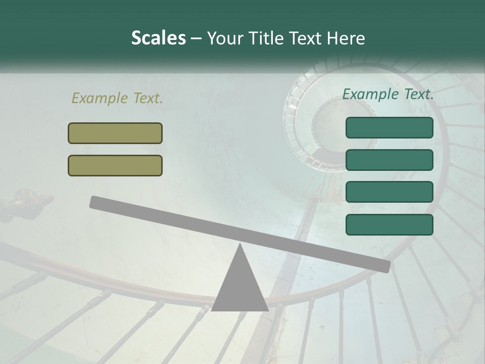 Circle Blue Metal PowerPoint Template