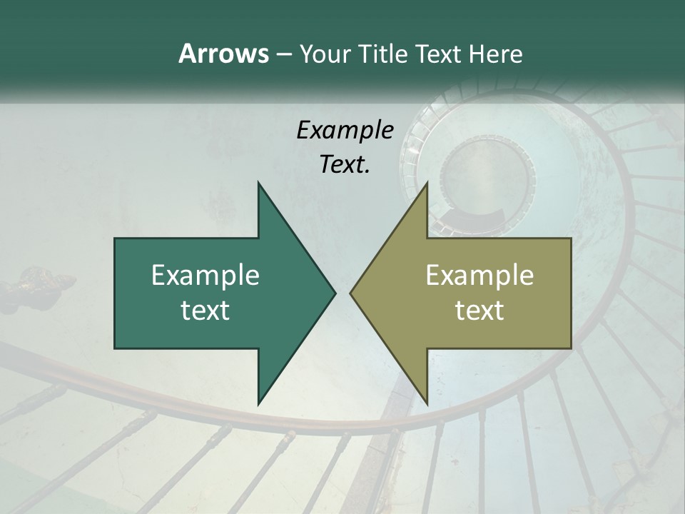 Circle Blue Metal PowerPoint Template
