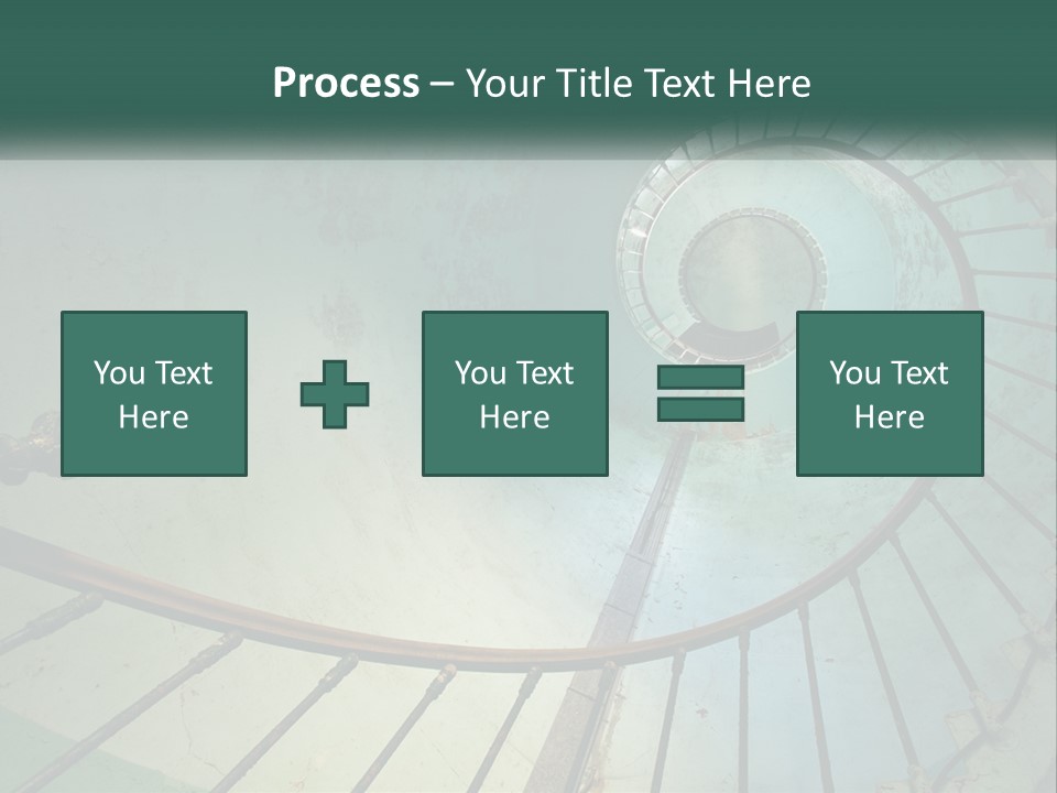 Circle Blue Metal PowerPoint Template