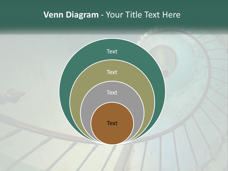 Circle Blue Metal PowerPoint Template