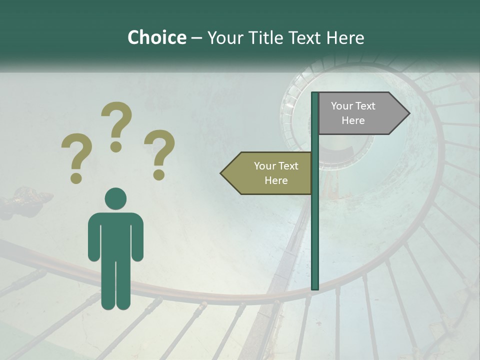 Circle Blue Metal PowerPoint Template