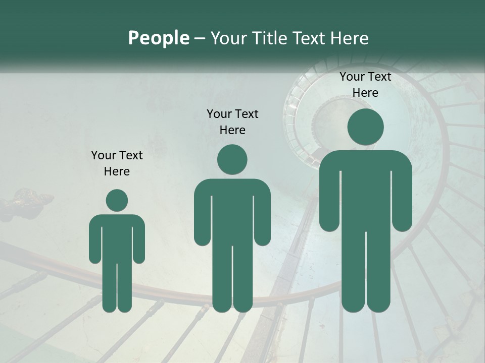 Circle Blue Metal PowerPoint Template