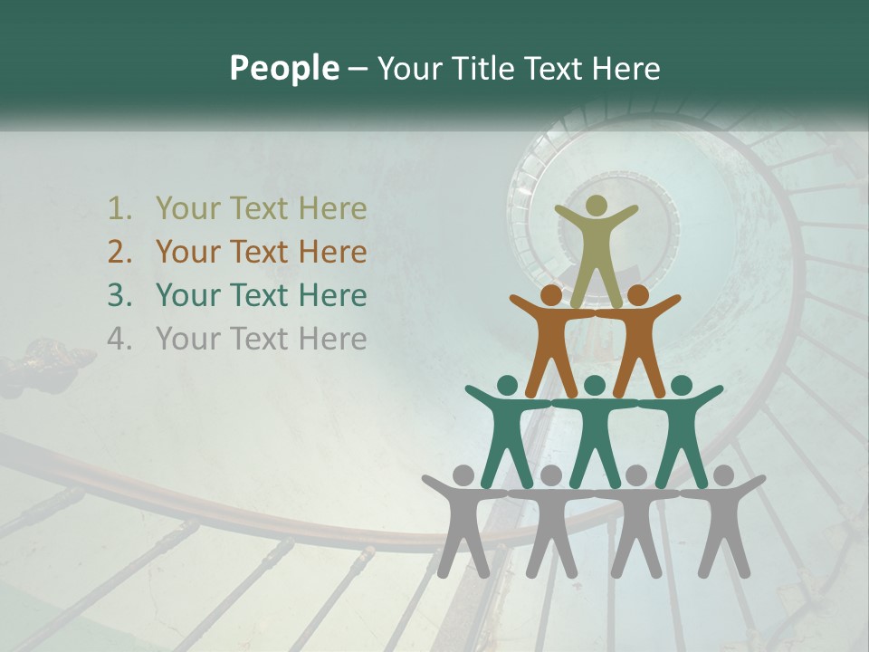 Circle Blue Metal PowerPoint Template