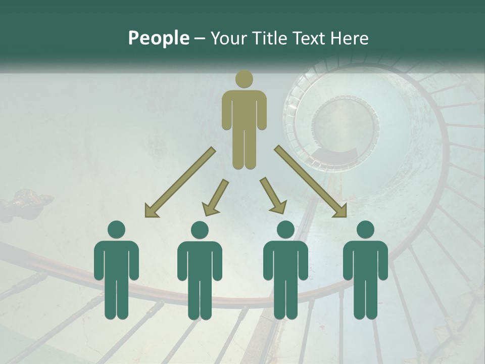 Circle Blue Metal PowerPoint Template