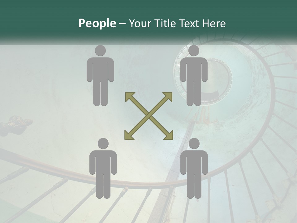 Circle Blue Metal PowerPoint Template