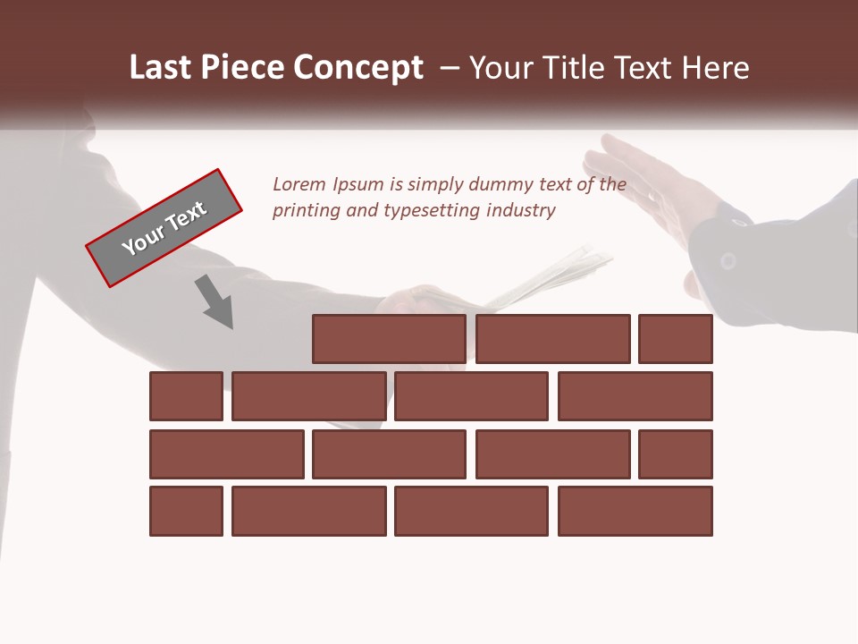 Currency Bank Bankrupcy PowerPoint Template