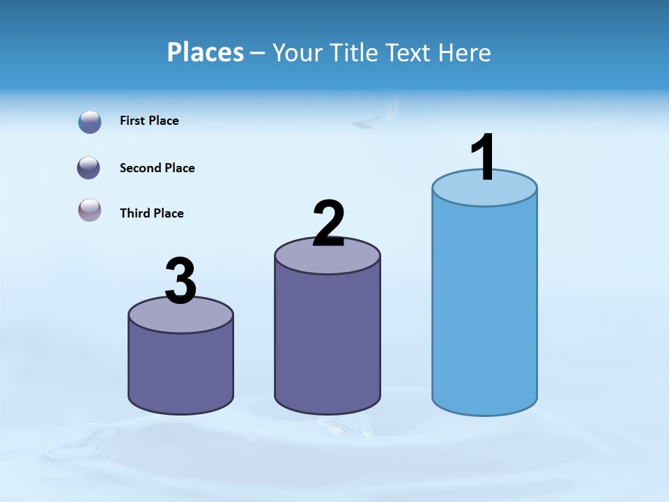 Splashing Flow Liquid PowerPoint Template