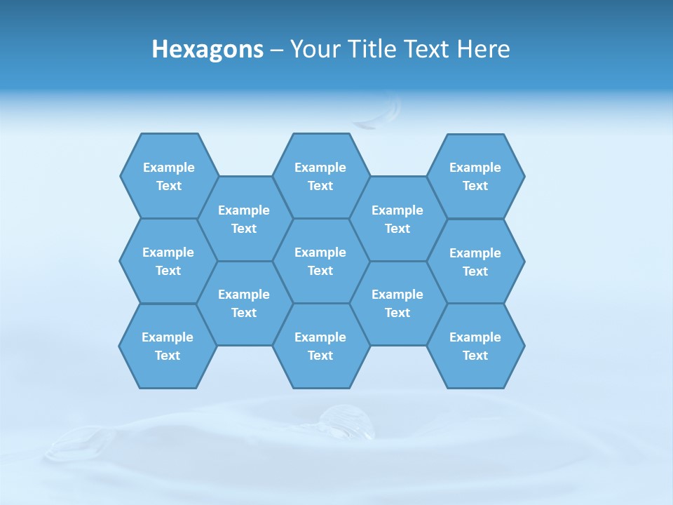 Splashing Flow Liquid PowerPoint Template