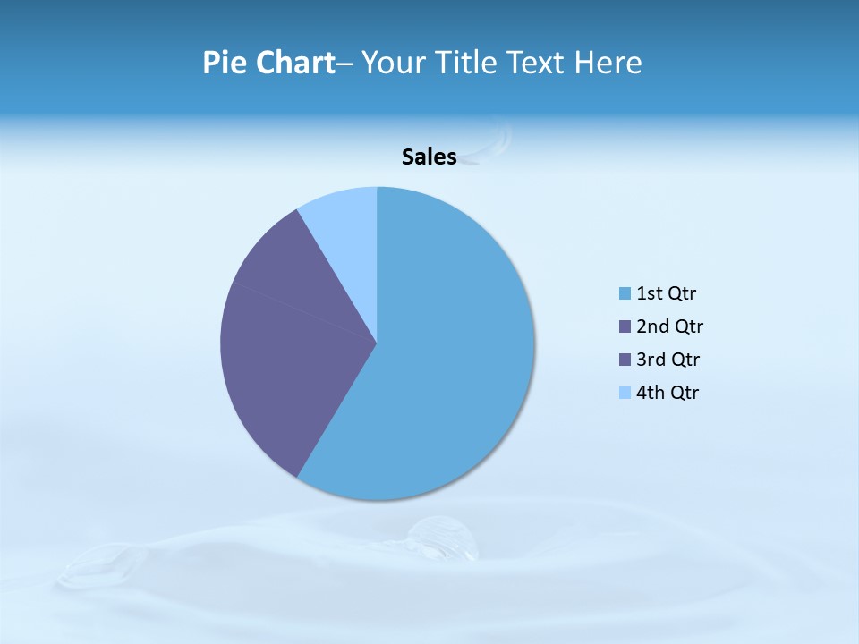 Splashing Flow Liquid PowerPoint Template