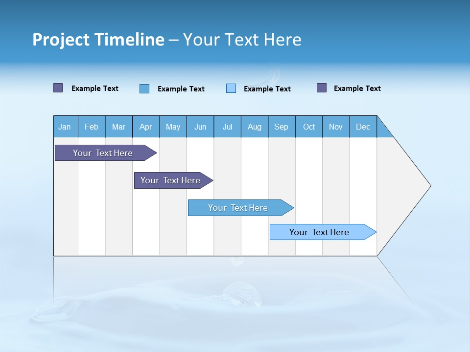Splashing Flow Liquid PowerPoint Template