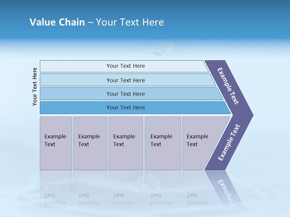 Splashing Flow Liquid PowerPoint Template