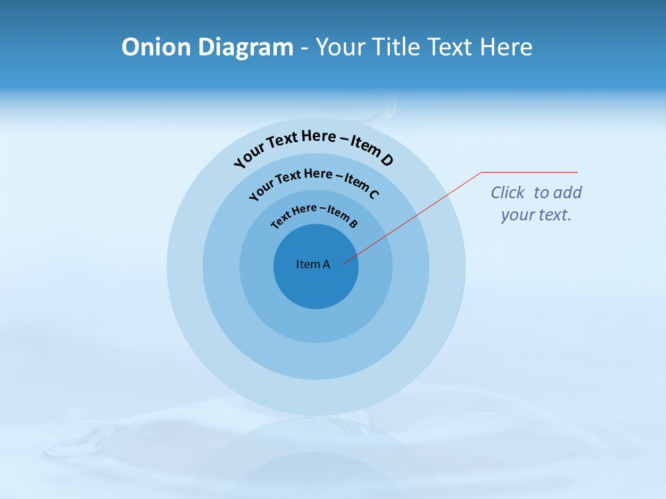 Splashing Flow Liquid PowerPoint Template