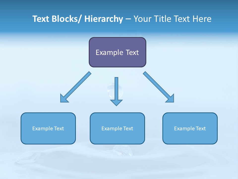 Splashing Flow Liquid PowerPoint Template