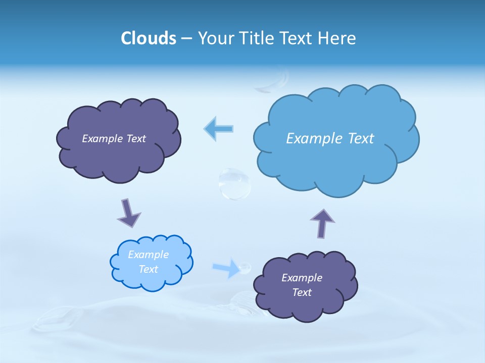 Splashing Flow Liquid PowerPoint Template