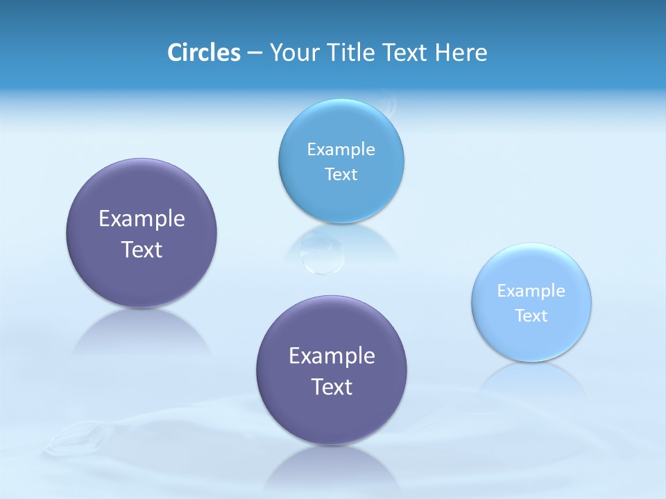 Splashing Flow Liquid PowerPoint Template